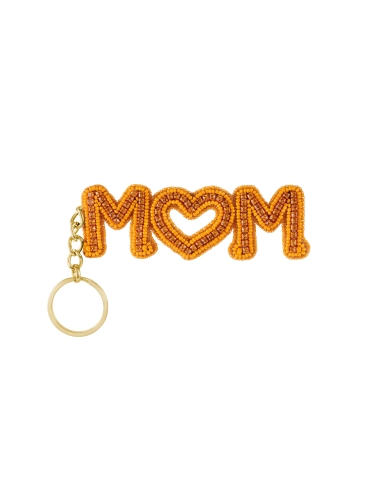 ORANGE MOM KEYCHAIN