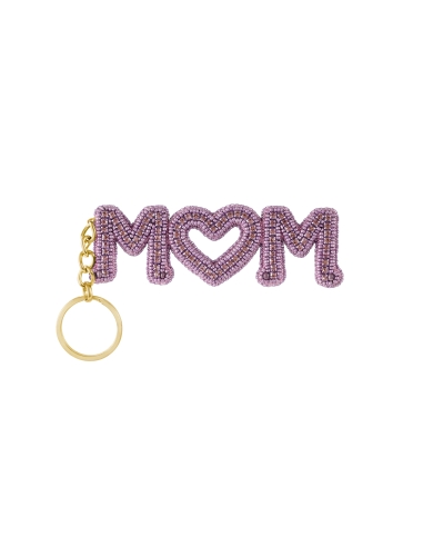 PURPLE MOM KEYCHAIN
