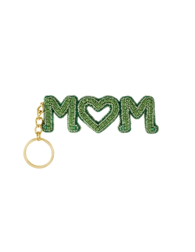 GREEN MOM KEYCHAIN