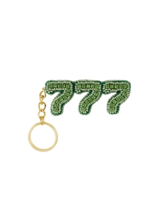 GREEN 777 KEYCHAIN