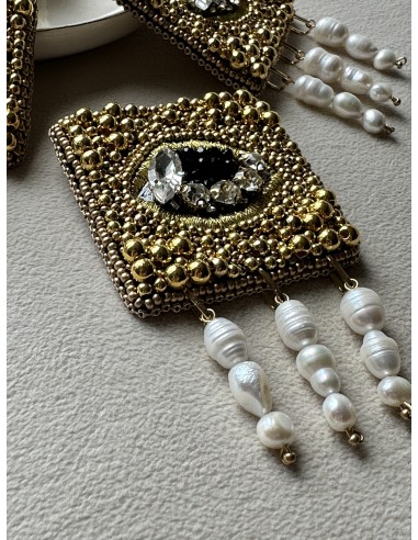 GOLDEN PEARL BROŞ