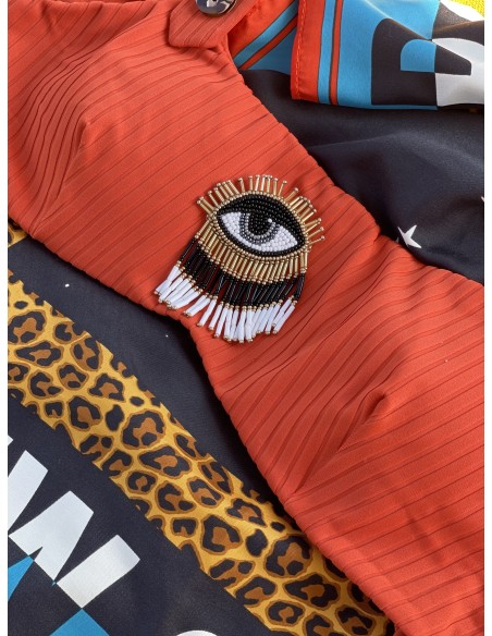 EYELASHES BROŞ