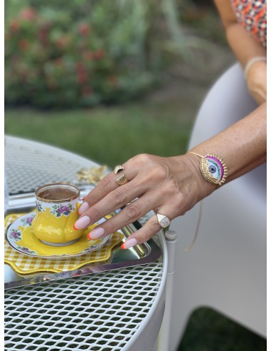MAGENTA SMALL EYE BİLEKLİ