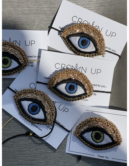 Gold Large Eye Bileklik